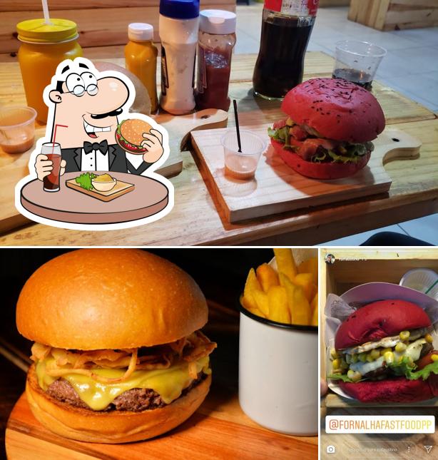 Os hambúrgueres do Fornalha Fast Food irão saciar uma variedade de gostos