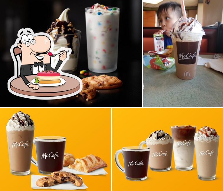 McDonald's serves a number of desserts