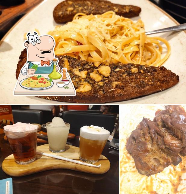 Comida em Restaurante Outback Steakhouse