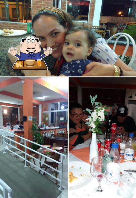 Comida em dinhos pizzaria