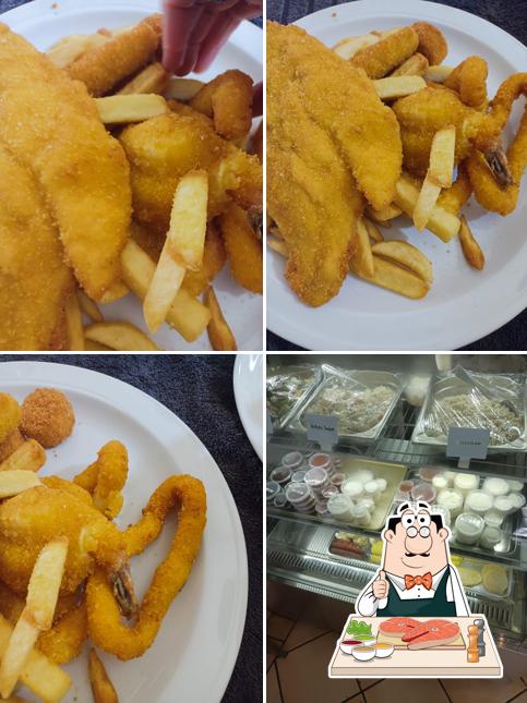 Fish and chips at FISH ISLE