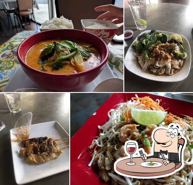 Food at Thai Cafe & Noodle Treats