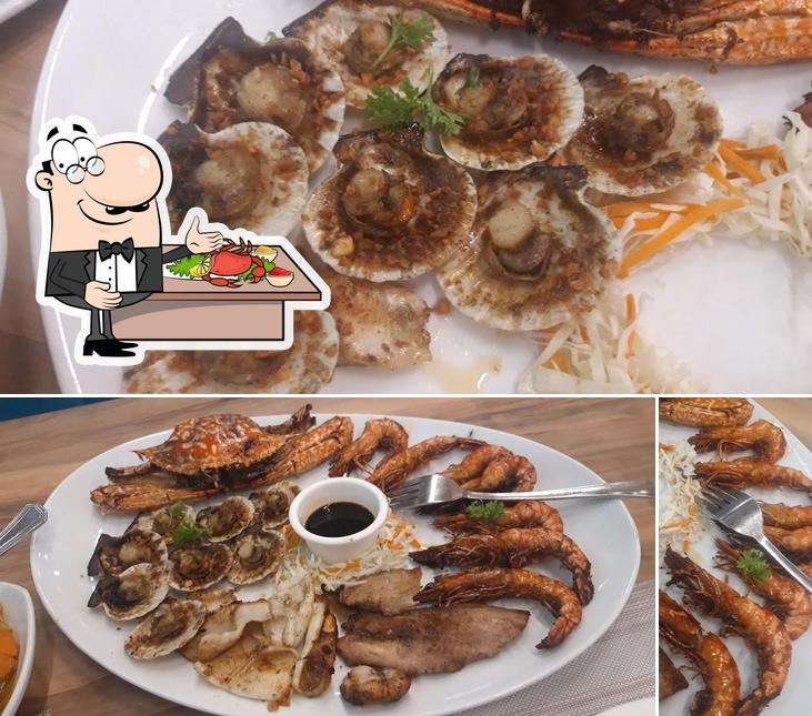 Try out seafood at The Prawn Farm Grill and Seafoods