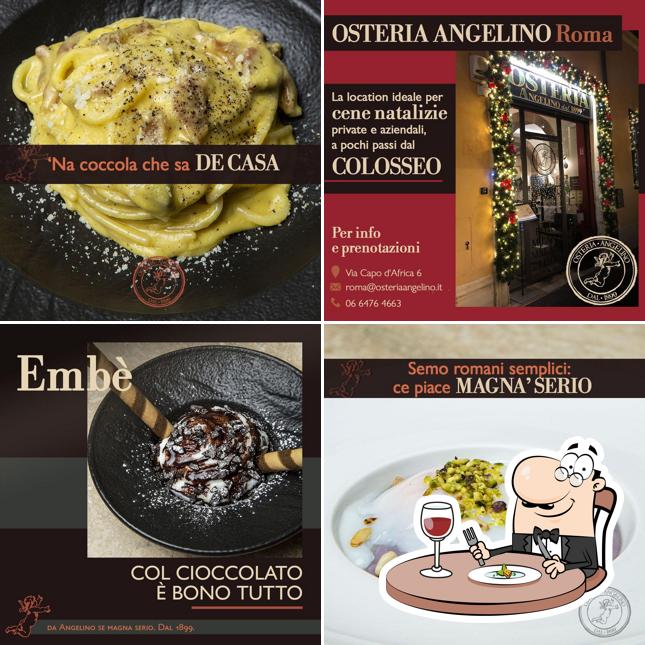 Platti al Osteria Angelino dal 1899