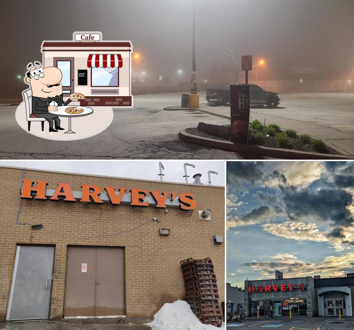 L'extérieur de Harvey's