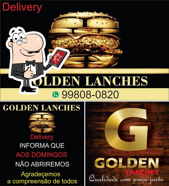 Look at this image of Golden Lanches Delivery