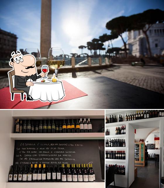 Il est fort sympathique de prendre un verre de vin à Enoteca Provincia Romana