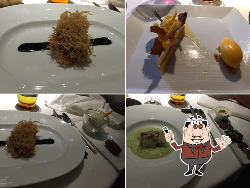 Plats à Restaurant Michel Sarran