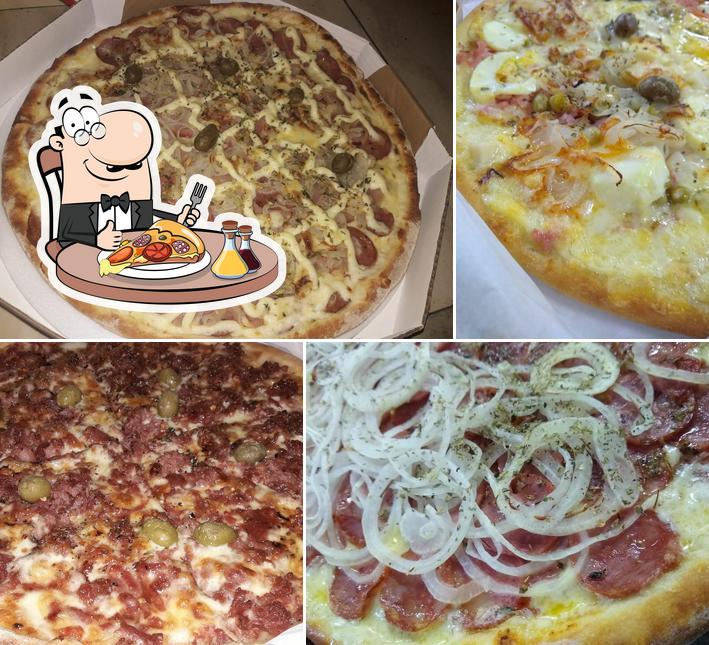 Peça pizza no Pizzaria Alladiny