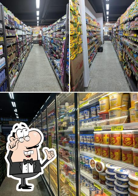 O interior do Supermercado São Luiz