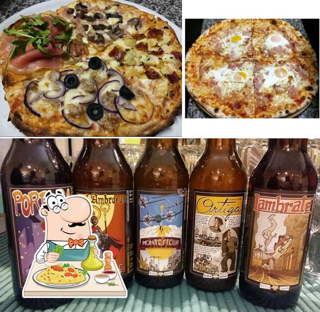 Tra le varie cose da La Tappa Pizzeria si possono trovare la cibo e birra