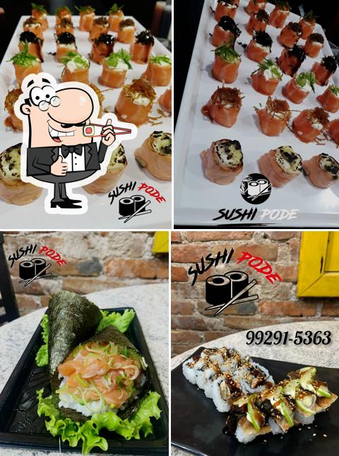 Experimente diferentes opções de sushi