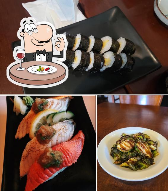 Food at Aomi Sushi Japanese Restaurant