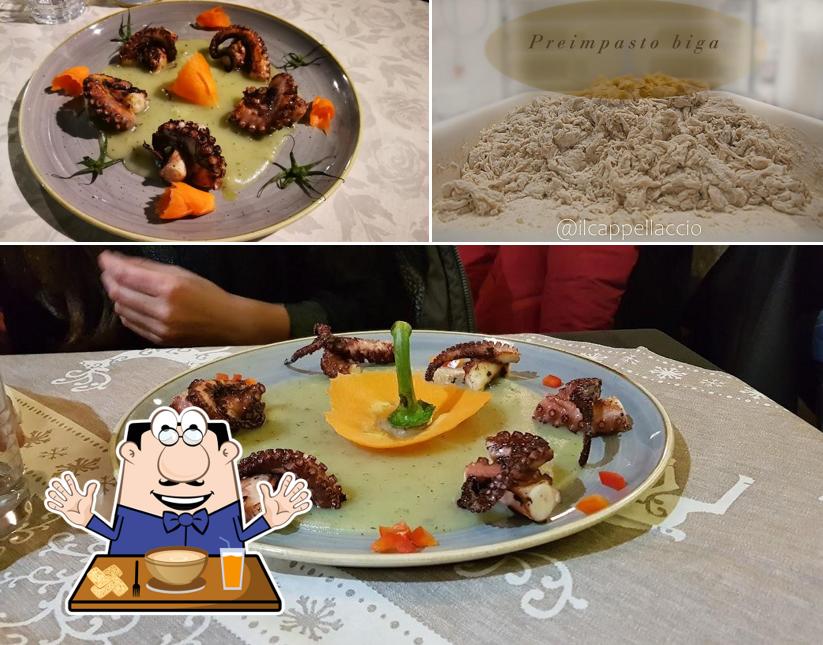 Cibo al Il Cappellaccio