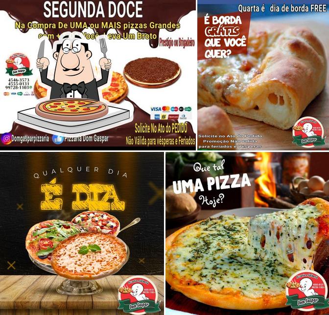 Experimente pizza no Dom Gaspar