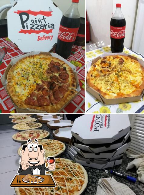 Escolha pizza no Point Pizzaria