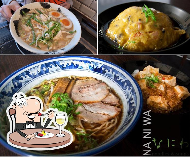 Food at Naniwa Noodles & Soups