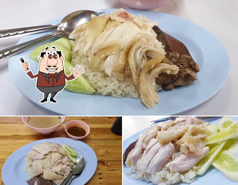 Platos en Mongkol Wattana Hainanese Chicken Rice