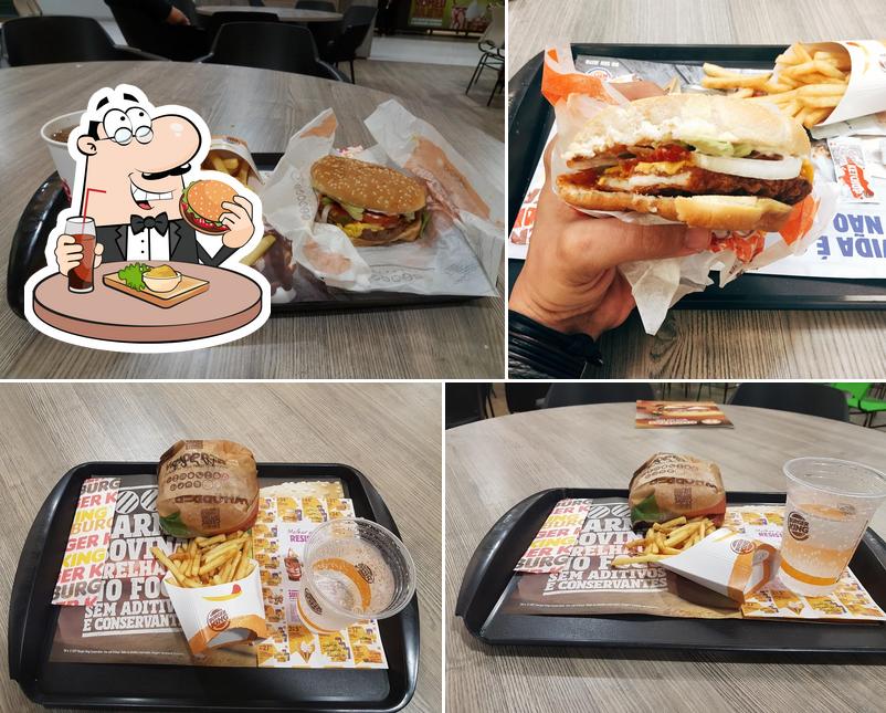 Peça um hambúrguer no Burger King