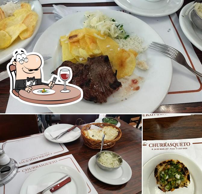 Platos en Churrasqueto