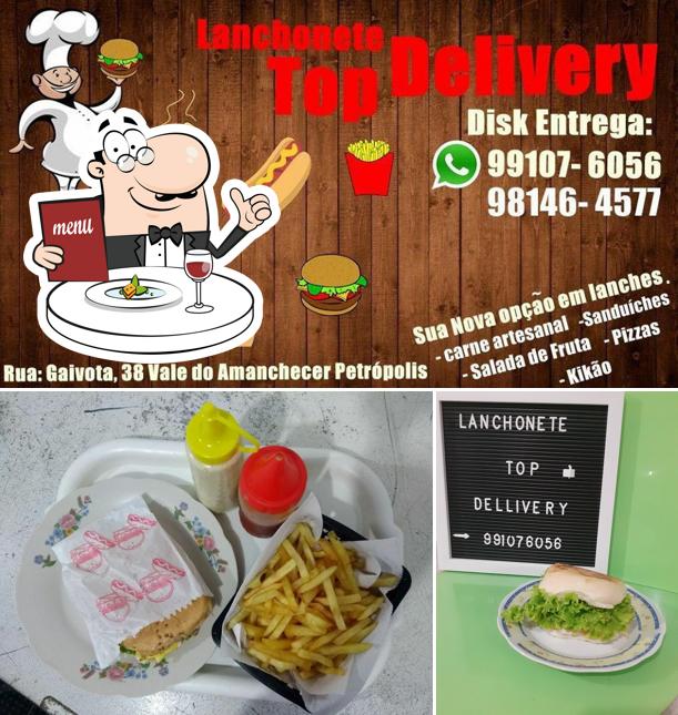 Comida em Lanchonete Top Delivery