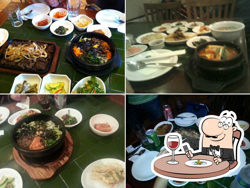 Platos en Seok Joung Restaurante
