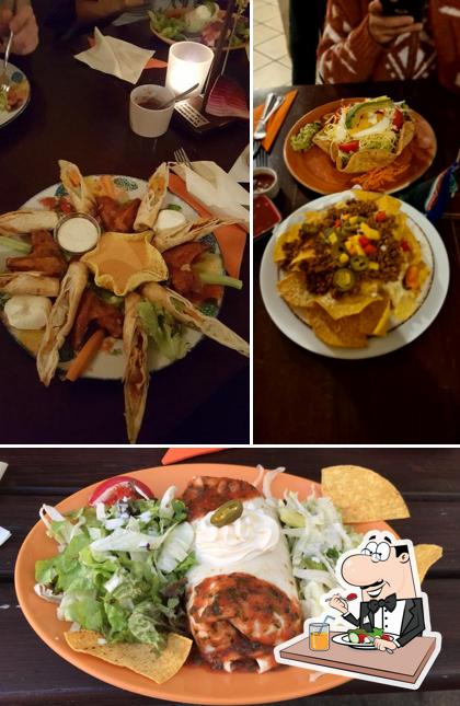 Food at Hacienda Mexican Restaurant