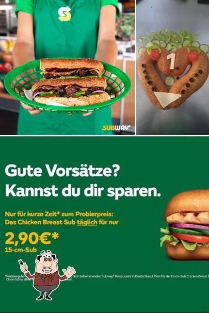 Essen im Subway