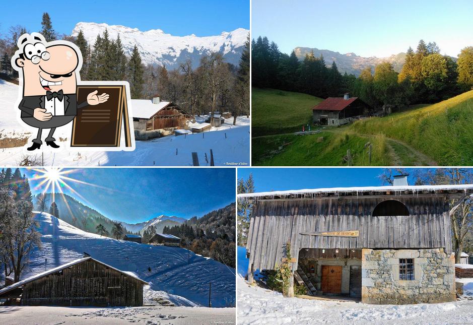 Profitez de la vue de l'espace ouvert de Ferme de Bemont Samoëns