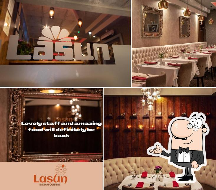 Take a seat at one of the tables at Lasun
