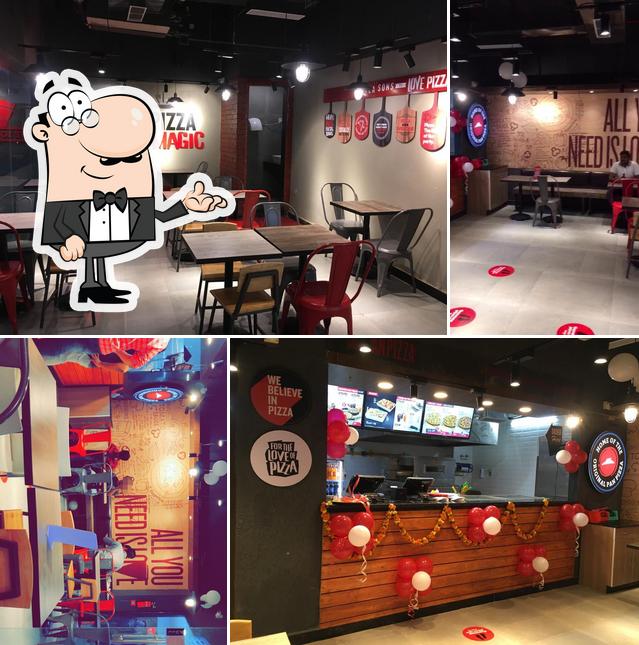 The interior of Pizza Hut