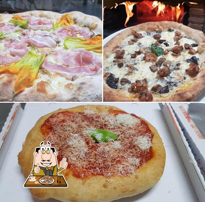 Essayez des pizzas à Pizzeria e Rosticceria "L'Antica Borgata"