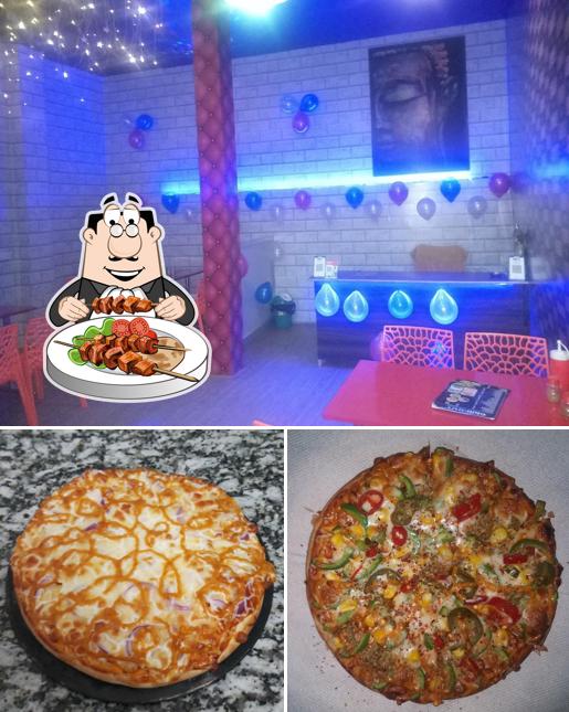 This is the image depicting food and interior at Chill Out Hisar