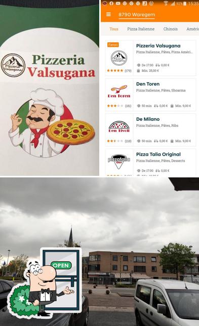 L'extérieur de Pizzeria valsugana