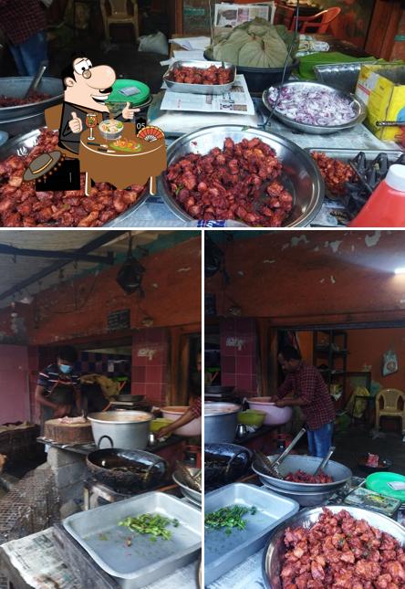 Food at Ram chicken centre