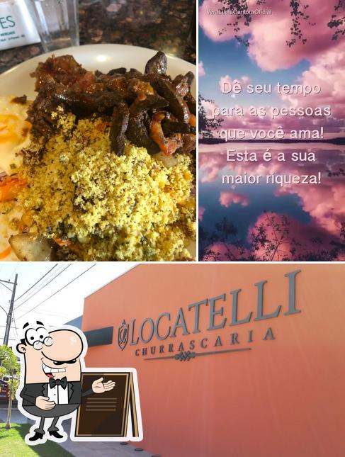 O Churrascaria Locatelli se destaca pelo exterior e comida