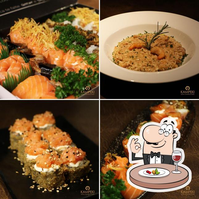 Comida em Kampeki Sushi