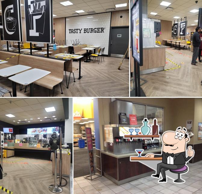 L'intérieur de McDonald's