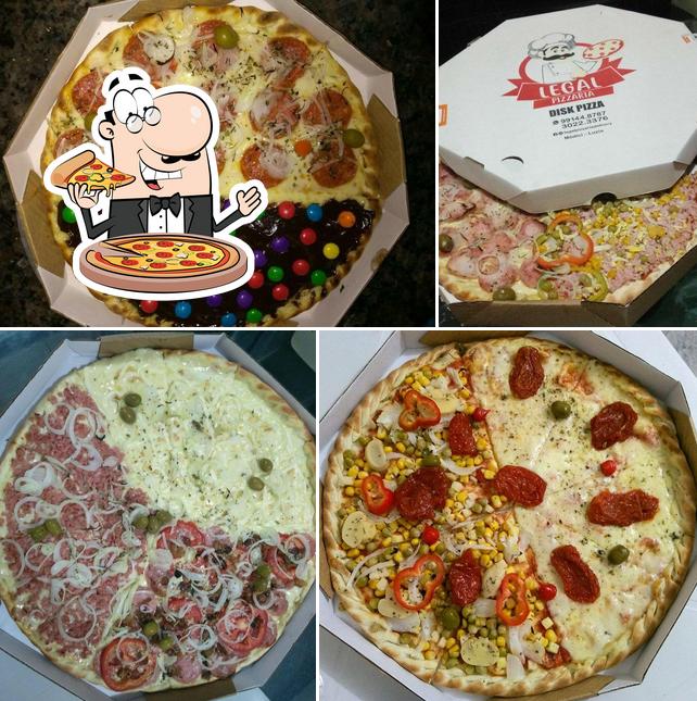 Escolha pizza no Legal Pizzaria Delivery Aracaju SE