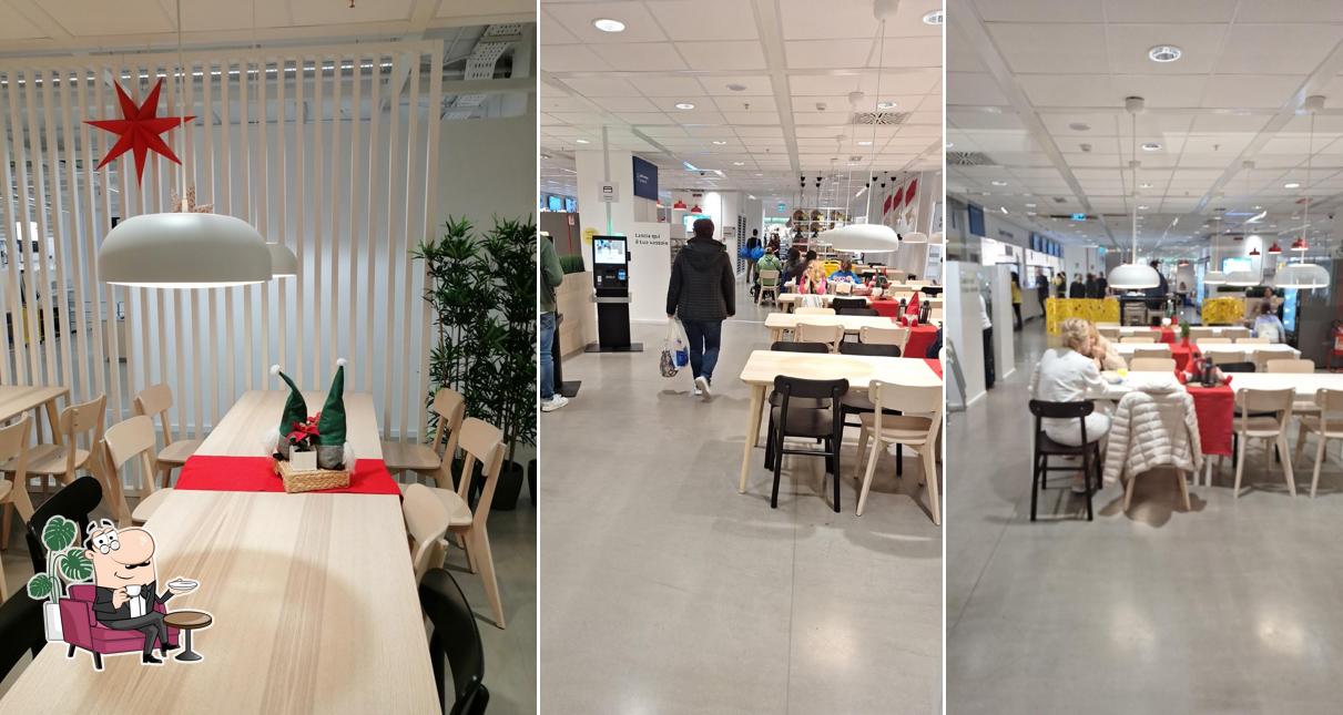 Gli interni di IKEA Roma Fiumicino Ristorante