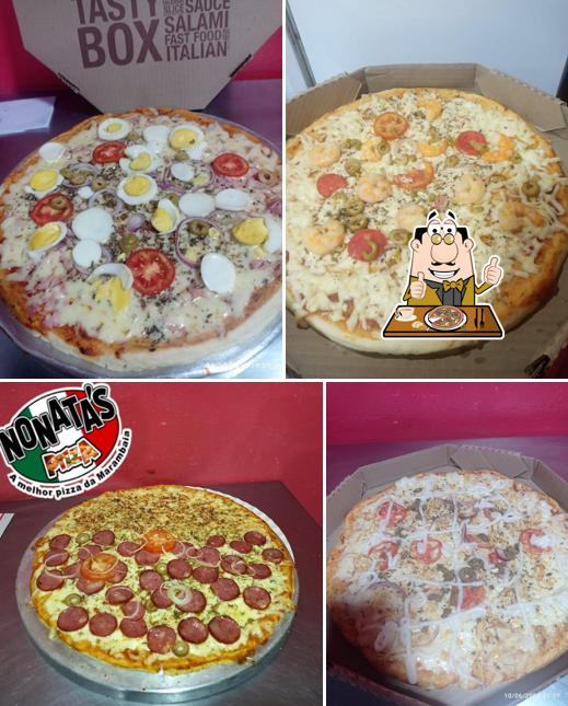 Escolha diversos variedades de pizza