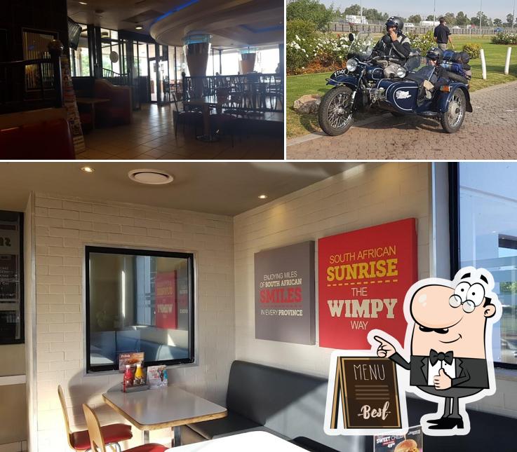 Взгляните на фотографию ресторана "Wimpy"