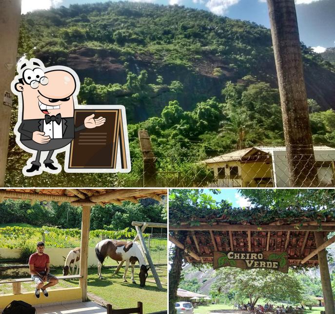 O exterior do Restaurante Cheiro Verde