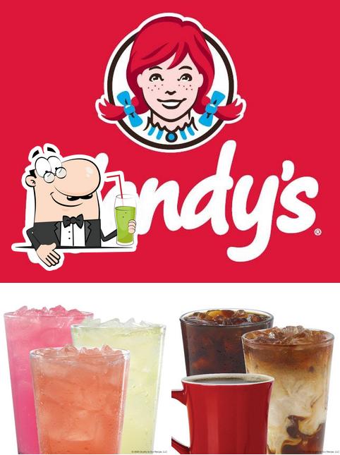 Enjoy a beverage at Wendy's