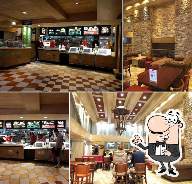 L'intérieur de McDonald's