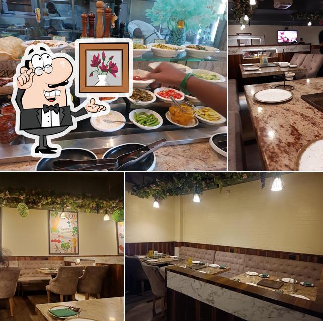 The interior of The Greenhouse Barbecue