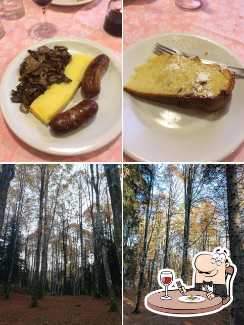 Cibo al Rifugio Alpino Vallorch