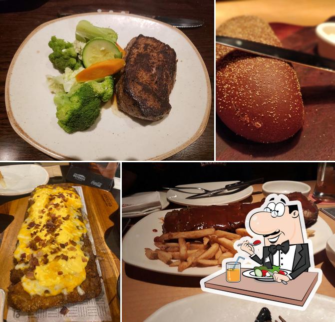 Comida em Restaurante Outback Steakhouse