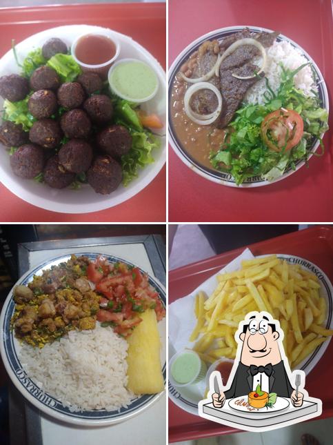 Platos en Empório e jantinha da baiana