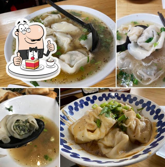 Shanghai Wonton Noodle Restaurant propose une sélection de desserts